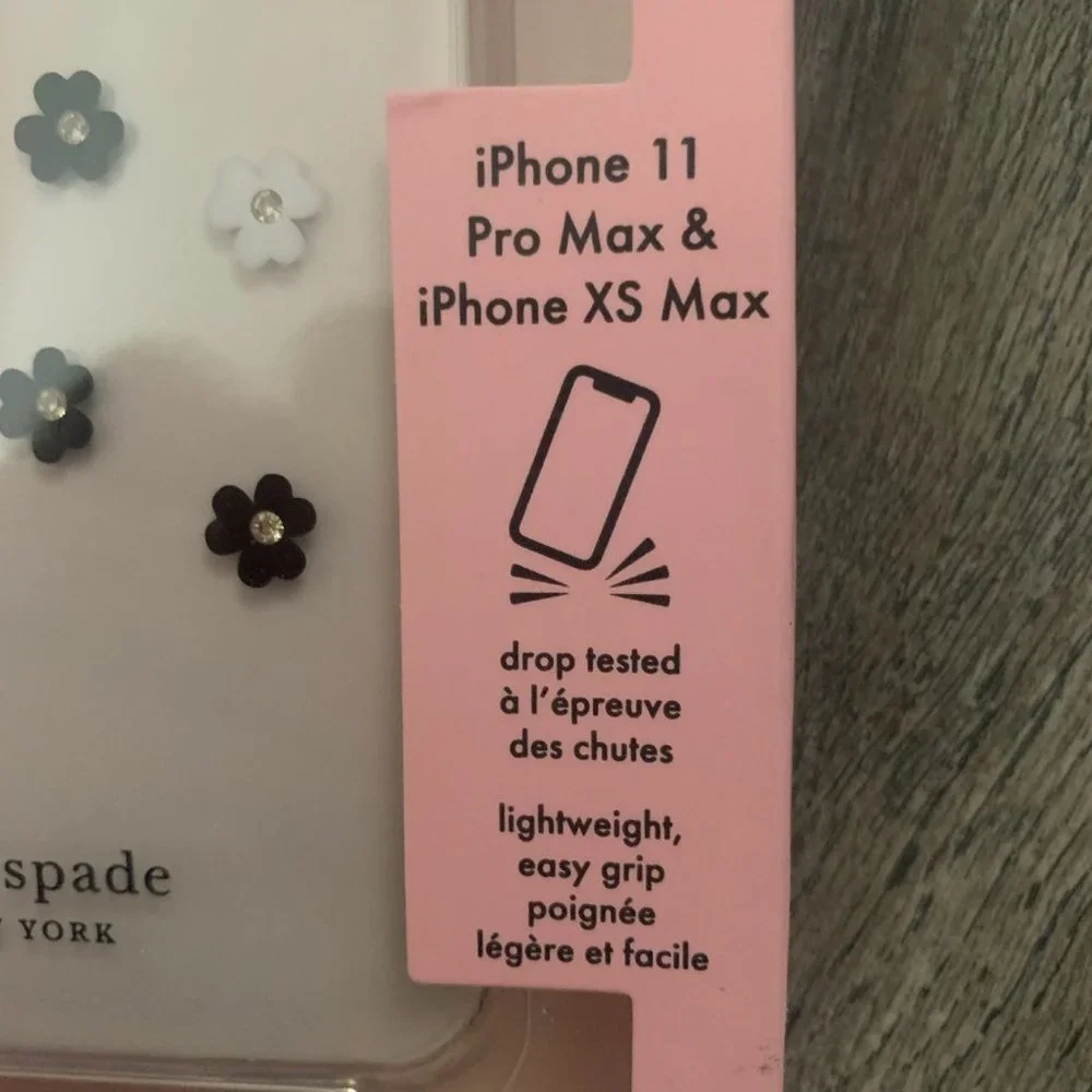 NWT KATE SPADE NEW YORK SCATTERED FLOWERS IPHONE 11 PRO MAX & IPHONE XS MAX CASE